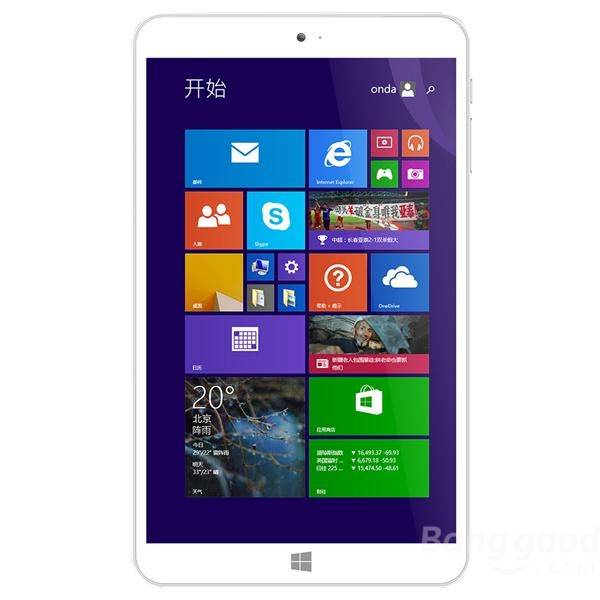 Onda V820w Z3735F Quad Core 8.0 Inch Windows 8.1 Tablet