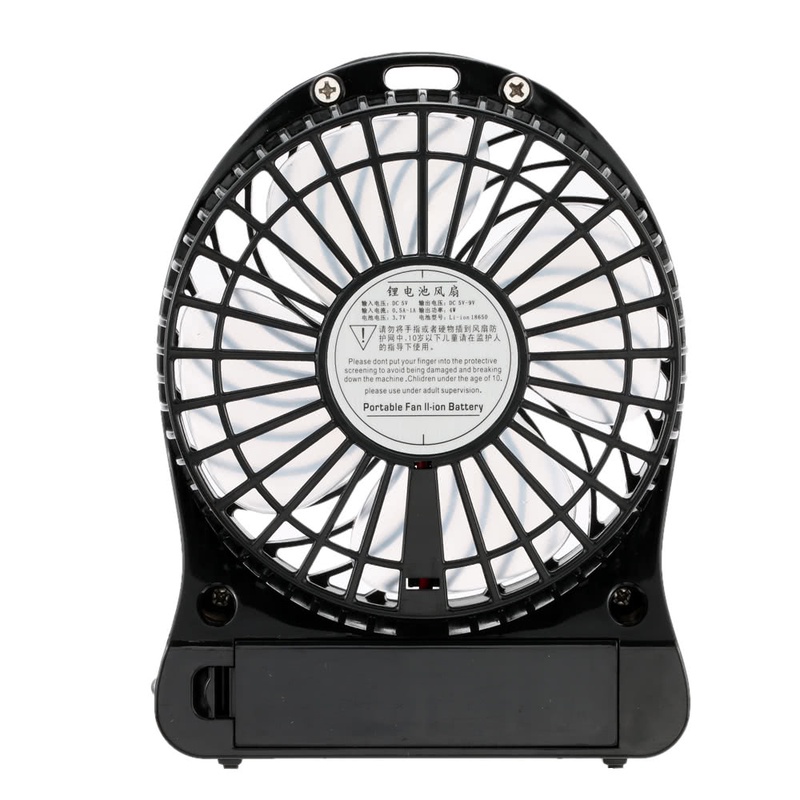 Portable Mini USB Cooling Fan Rechargeable DC 5V for Desk Laptop Notebook Computer Adjustable Speed