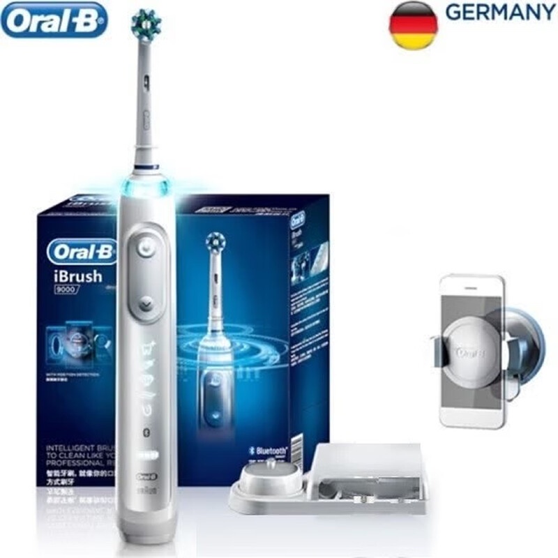 Shop OralB iBrush9000 smart electric toothbrush for adult white Online from Best Dental Oral Care on JD.com Global Site - Joybuy.com