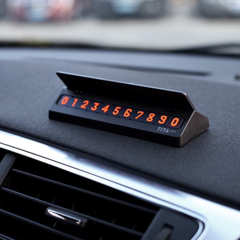 Xiaomi Youpin TITA CLS-201673 Car hidden temporary stop sign phone sign roadside temporary parking car number card car accessories