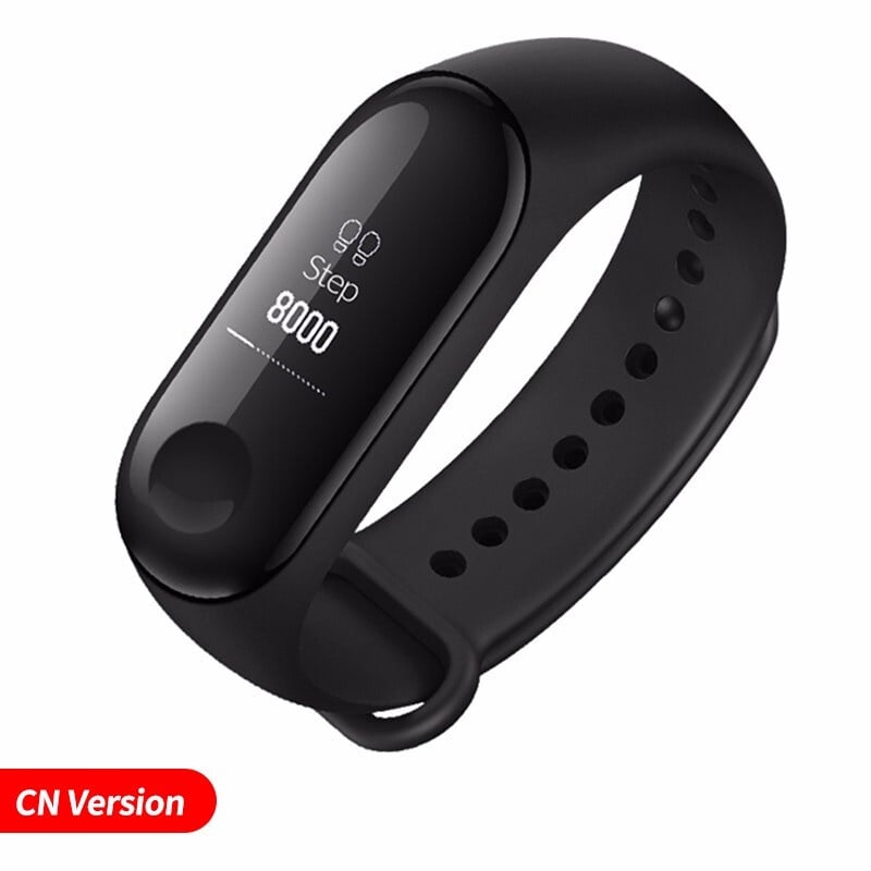 In Stock Xiaomi Mi Band 3 Smart Wristband Fitness Bracelet MiBand Band 3 Big Touch Screen OLED Message Heart Rate Time Smartband