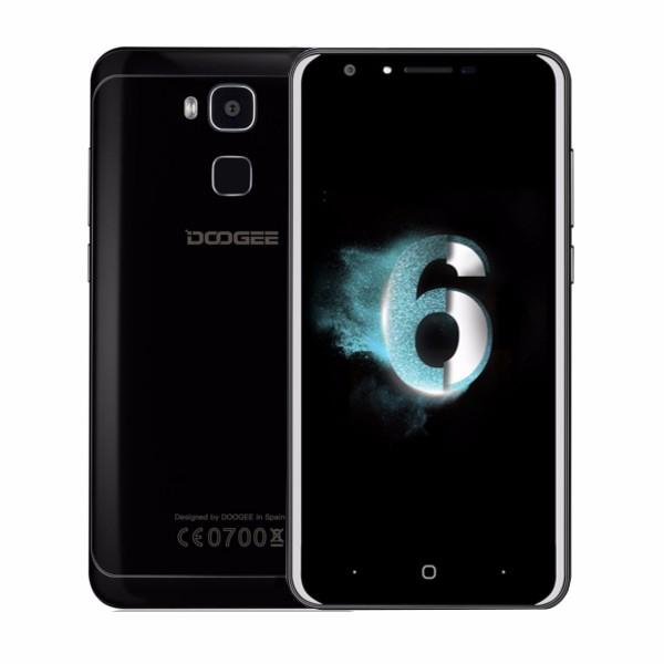 DOOGEE Y6 Piano Black 5.5 Inch Fingerprint 4GB RAM 64GB ROM MTK6750 Octa Core 4G Smartphone