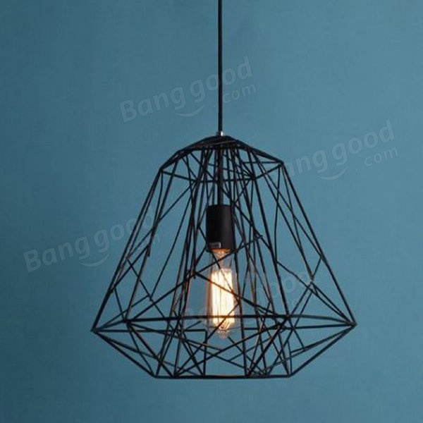 E27 Retro Vintage Modern Iron Pendant Light Restaurant Bar Bird Nest Ceiling Hanging Lamp Fixture