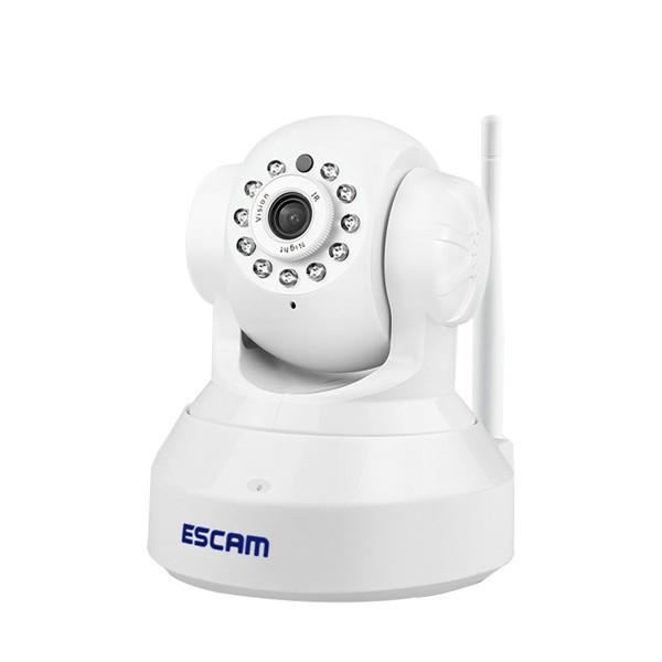 ESCAM QF001 720P IR Night Vision IR-Cut 1.0Mrga WiFi IP Camera Pan Tilt Security Camera Support 32G TF Card