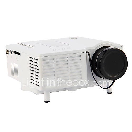 Mini HD LED בית של מקרן 320 * 240 קולנוע תיאטרון, מחשב הנייד VGA הכניסה USB UC28