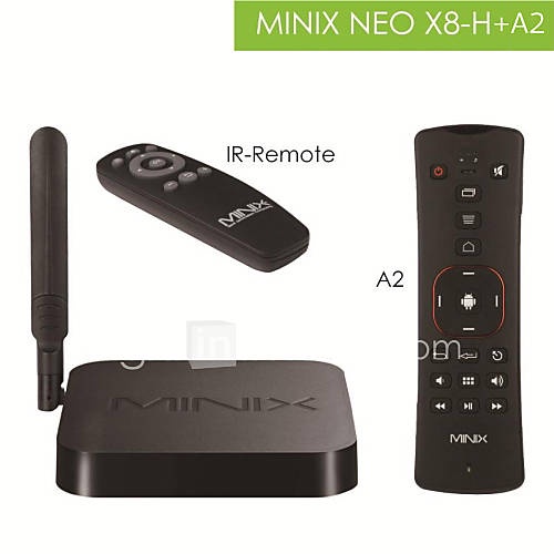 MINIX NEO X8-H + A2 Quad Core TV Box with XBMC,2GB, 16GB + Fly AirMouse with Speaker, Microphone