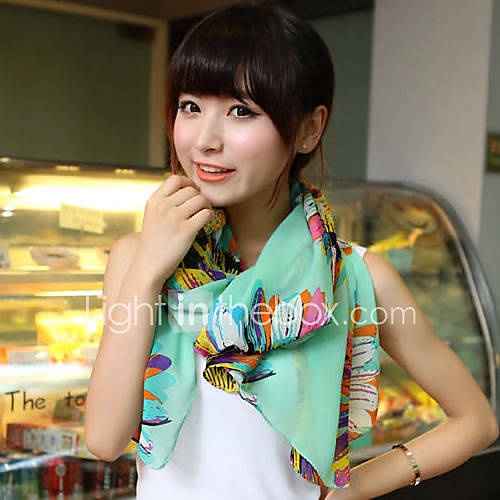 Alin-kiss Fashion Chiffon Scarf(SJ026)