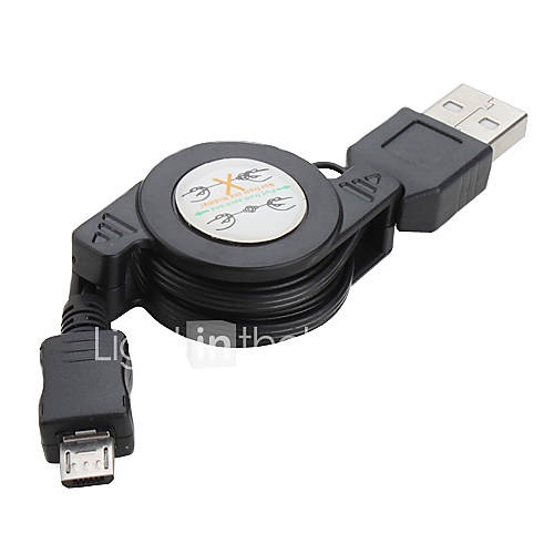 USB נשלף למייקרו כבל USB (שחור) 0.6m