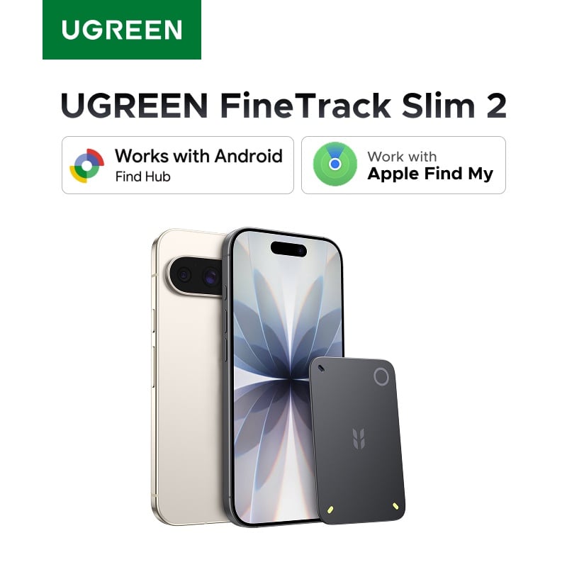 UGREEN FineTrack Slim Duo Smart Item Tracker Dual System Compatible with iOS Android Global Tracking 5 Years Bluetooth Finder - AliExpress 44