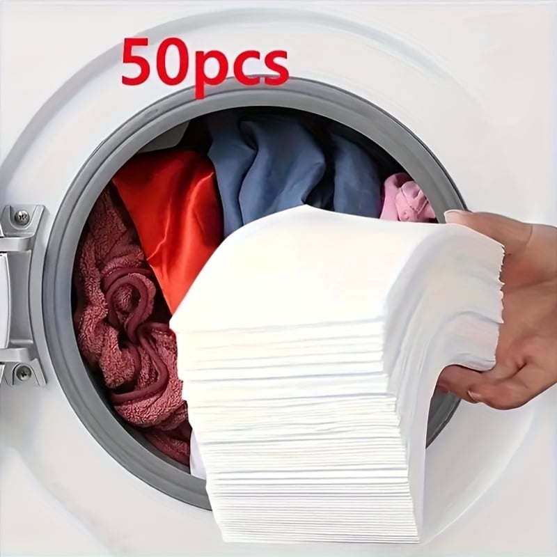 50Color Dye-Resistant Cloth for Laundry，No Chemical Composition，Mixed Laundry Anti-Penetration and Fade Protection，Universal Was - AliExpress 15