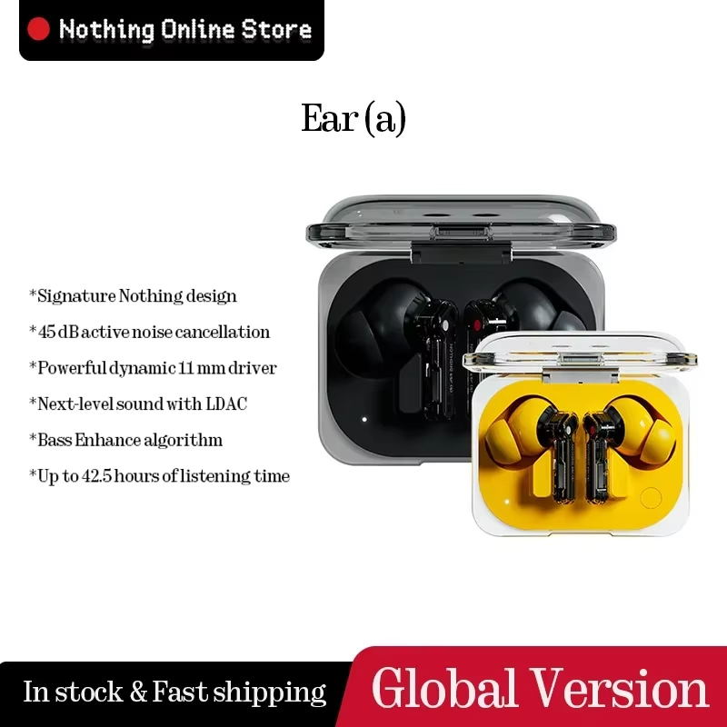 Nothing Ear (a) 45 dB active noise cancellation Powerful dynamic 11 mm driver