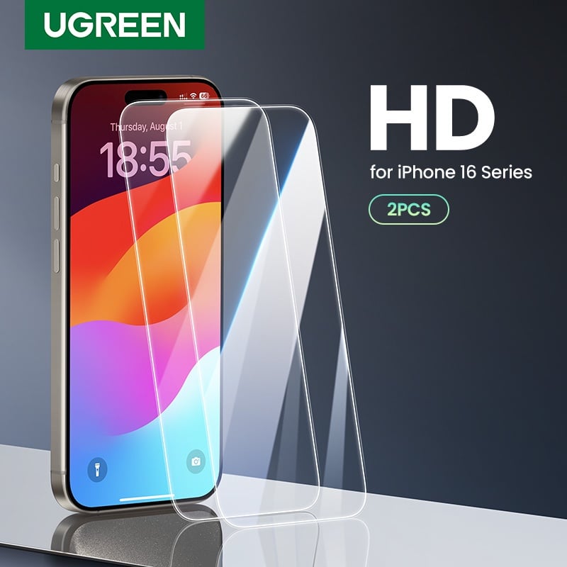 UGREEN 2pcs iPhone 16 Pro Max Screen Protector