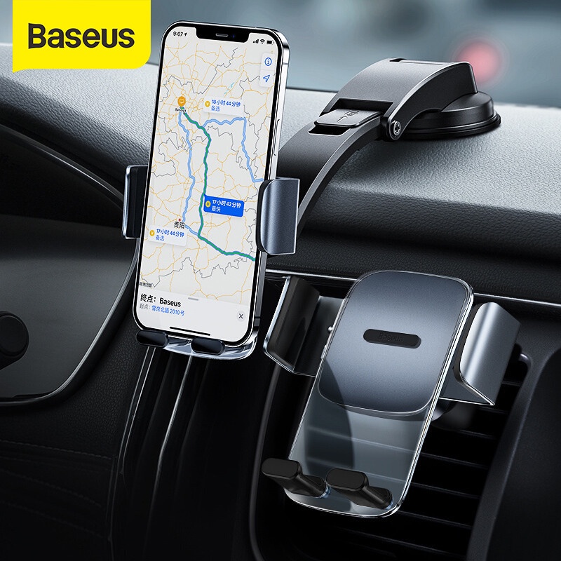 Baseus Car Clamp Phone Holder Air Vent Mount For iPhone Samsung Huawei Car Holder Stand Vertical And Landscape Stable Holder|Phone Holders & Stands| - AliExpress