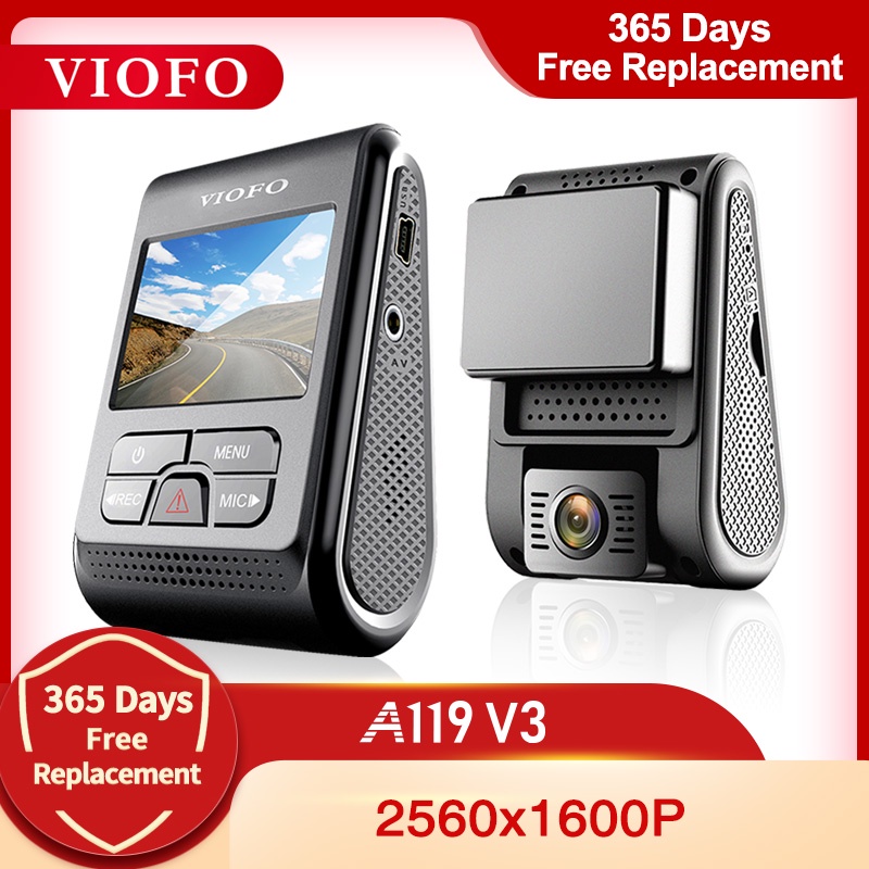 Viofo A119 V3 2k 60fps Car Dash Cam Super Night Vision Quad Hd 2560 * 1600p Car Dvr With Parking Mode G-sensor Optional Gps - Dvr/dash Camera - AliExpress