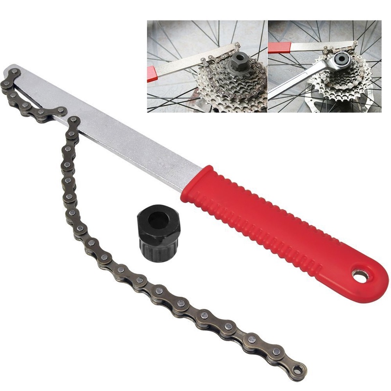 High Quality Bicycle Freewheel Disassembly Wrench Chain Whip Cassette Sprocket Remover Tool Chain Wrench Portable 2021|Bicycle Repair Tools| - AliExpress