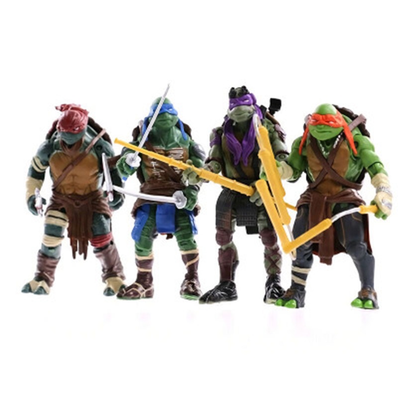 6pcs/lot NEW Model toys Action & Toy Figures Turtles model Animation furnishing articles Toys for children|Action & Toy Figures| - AliExpress
