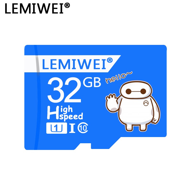 LEMIWEI Baymax Top Quality TF Card 64GB Class 10 Waterproof Memory Card 32GB Mini Card For Phone Tablet PC Waterproof-in Micro SD Cards from Computer & Office on AliExpress