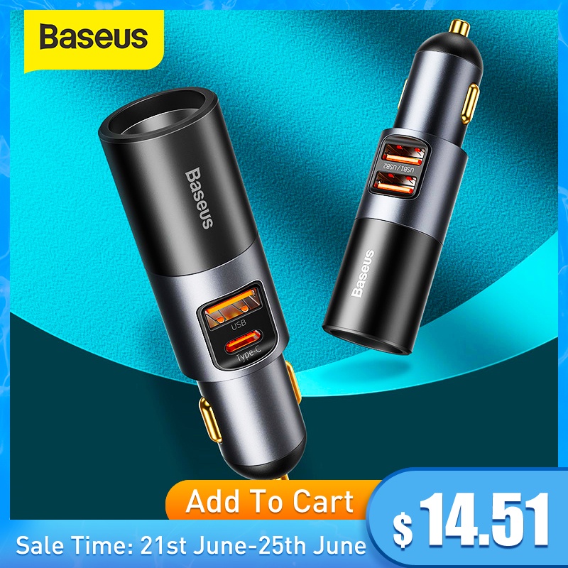 Baseus 120W Car Charger QC 3.0 PD 3.0 USB Phone Car Charger For iPhone 12 Pro Samsung Xiaomi Expansion Port Mobile Phone Charger|Car Chargers| - AliExpress