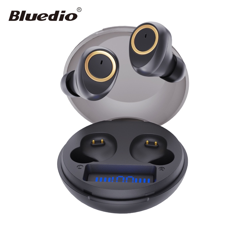 Bluedio D3 wireless earphone portable earbuds touch control BT 5.1 in ear headset with charging case battery display|Bluetooth Earphones & Headphones| - AliExpress