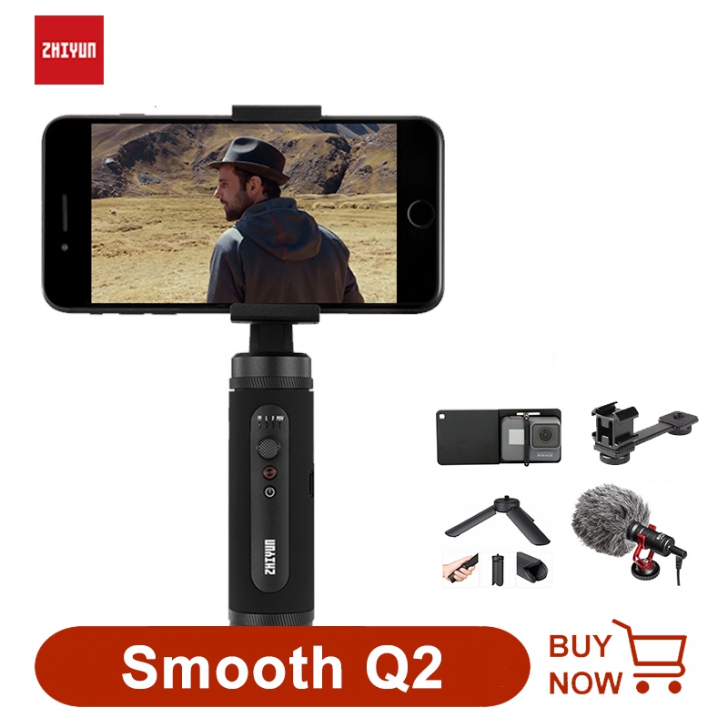 ZHIYUN SMOOTH Q2 Portable mobile Gimbal for Smartphone iPhone Samsung Huawei 3 Axis Handheld Stabilizer Vlog Video Gimbal|Handheld Gimbal| - AliExpress