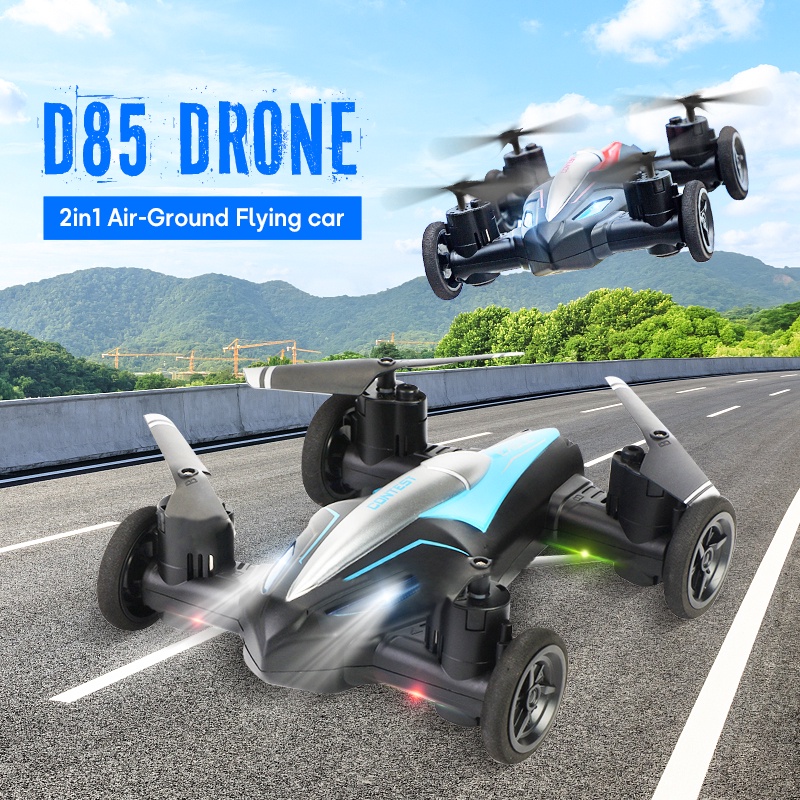 Eachine D85 2in1 Dron Air Ground Flying Car 2.4G Dual Mode Racing Mini Drone Professional RC Car Quadcopter Drones Children Toys|RC Quadcopter| - AliExpress