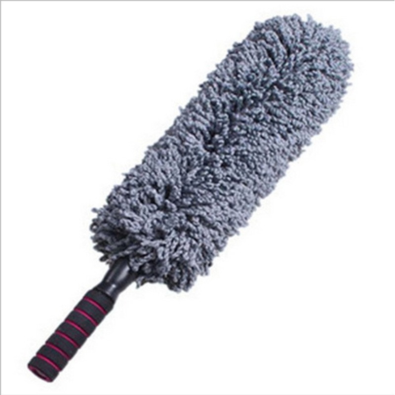 Household Duster 360 Degree Round Car Microfiber Cleaner Telescopic Stainless Steel Handle Polish Wash Brush for Car Cleaning|Dusters| - AliExpress