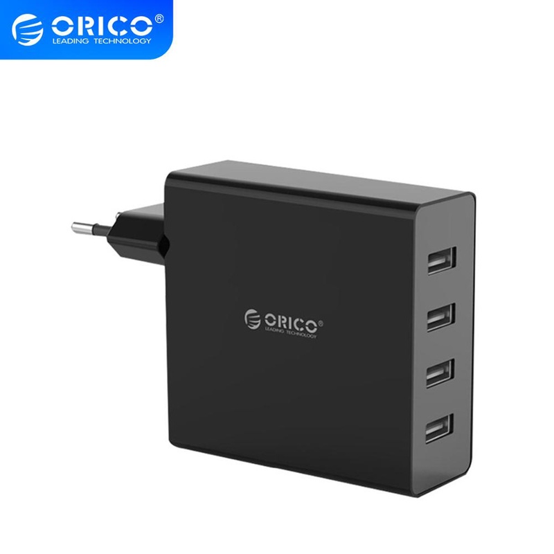 ORICO 30W 4 Ports Wall USB Phone Charger Fast Charging 5V2.4A*4 Travel Charger for Tablet Pad for iphone Samsung Xiaomi|usb phone charger|phone chargerwall usb - AliExpress