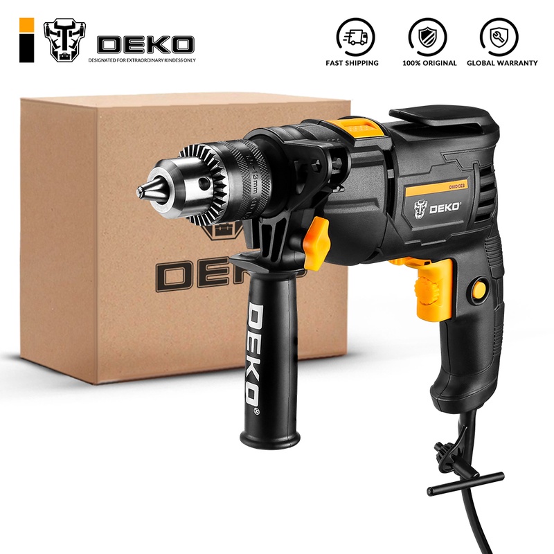 DEKO New DKIDZ Series 220V Impact Drill 2 Functions Electric Rotary Hammer Drill Screwdriver Power Tools Electric Tools|Electric Drills| - AliExpress