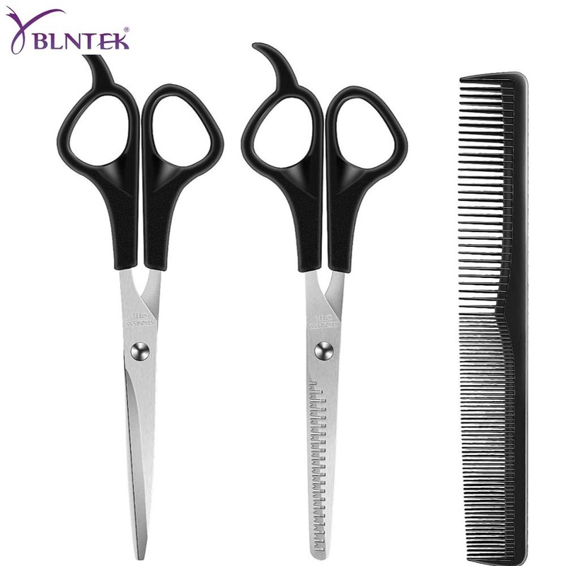 YBLNTEK 3PCS Hairdressing Scissors 6 Inch Scissors for Cutting Thinning Hair Comb Barber Accessories Salon Hairdressing Shears|Hair Scissors| - AliExpress