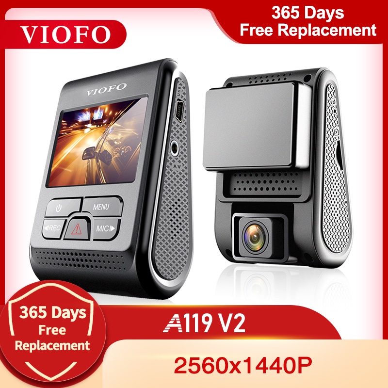 VIOFO – enregistreur vidéo de voiture avec filtre CPL GPS en option, A119 V2 Quad HD, Super condensateur 2K 2560x1440P | AliExpress