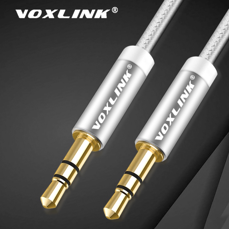 VOXLINK Audio Cable 3.5mm Gold Plated Plug Male to Male Cable Line for iPhone X Samsung Galaxy S8 Car Xiaomi Headphone Speaker| | - AliExpress