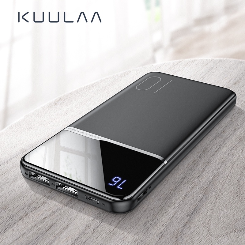 KUULAA כוח בנק 10000 mAh נייד טעינת PowerBank 10000 mAh USB PoverBank חיצוני סוללה מטען עבור שיאו mi mi 9 8 iPhone-במטען נייד מתוך טלפונים סלולריים ותקשורת באתר AliExpress.com | Alibaba Group