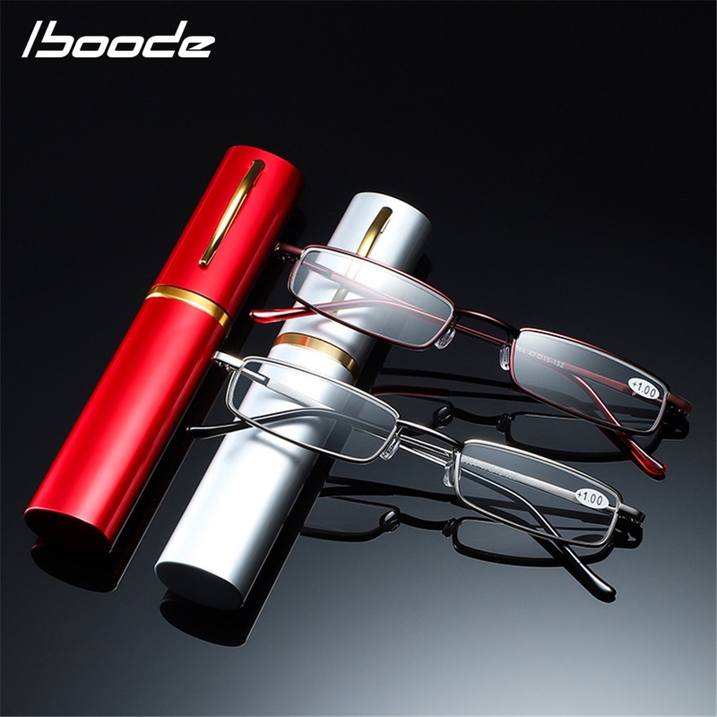 Unisex Reading Glasses Men Women Ultra-light Portable Anti-fatigue Presbyopia Eyeglass With Case Diopter Eyewear +1.0 1.5 2.0 - Reading Glasses - AliExpress