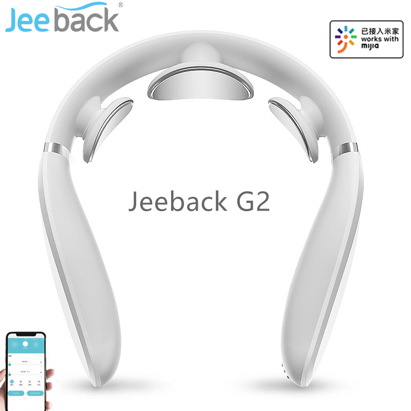 Jeeback Cervical Massager G2 Tens Pulse Back Neck Massager Far Infrared Heating Health Care Relax Work With Mijia App - Smart Remote Control - AliExpress