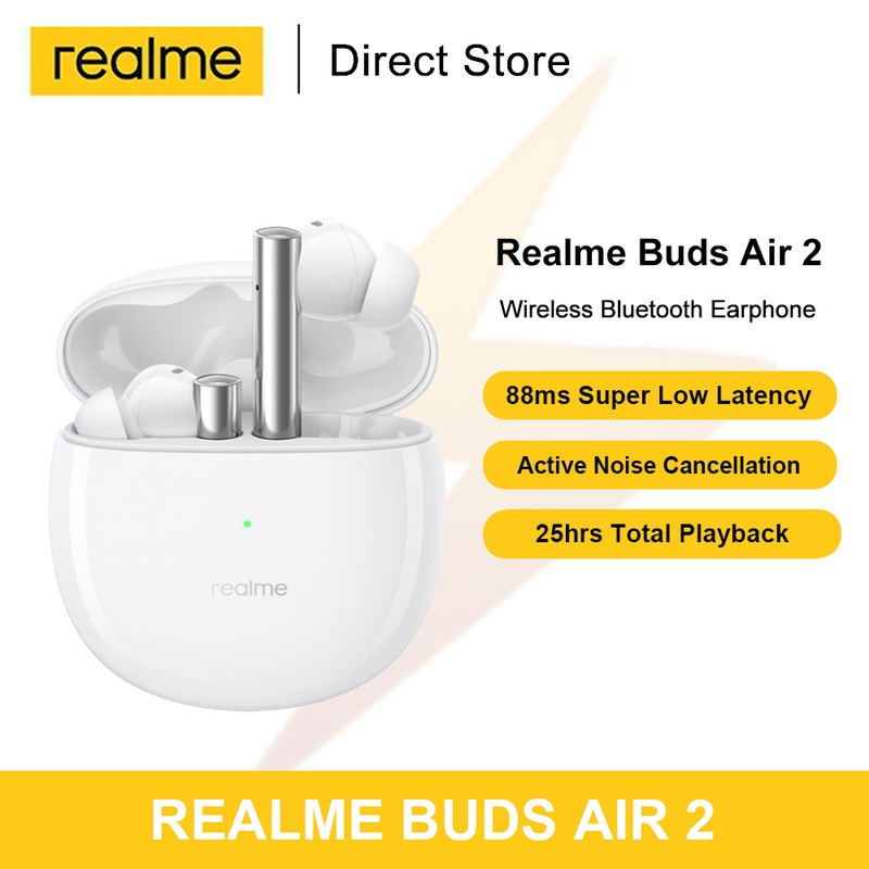 Global Version World Premiere Realme Buds Air 2 Wireless Earphones Hi Fi Noise Cancellation Dual Mic ENC Bluetooth Headsets|Bluetooth Earphones & Headphones| - AliExpress