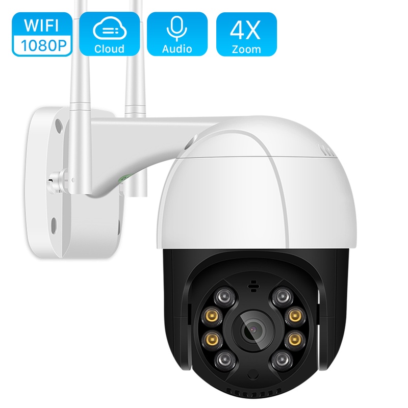 1080P PTZ Wifi IP מצלמה חיצוני 4X דיגיטלי זום AI אדם לזהות אלחוטי מצלמה H.265 P2P אודיו 2MP 3MP אבטחת CCTV מצלמה|Surveillance Cameras| - AliExpress