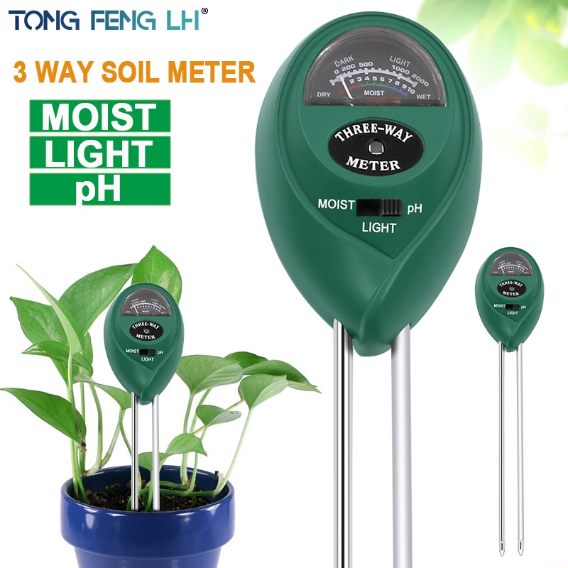Digital Tester 3 in1 Soil Moisture Sunlight PH Meter Tester for Plants Flowers Acidity Moisture Measurement Garden Tool|PH Meters| - AliExpress