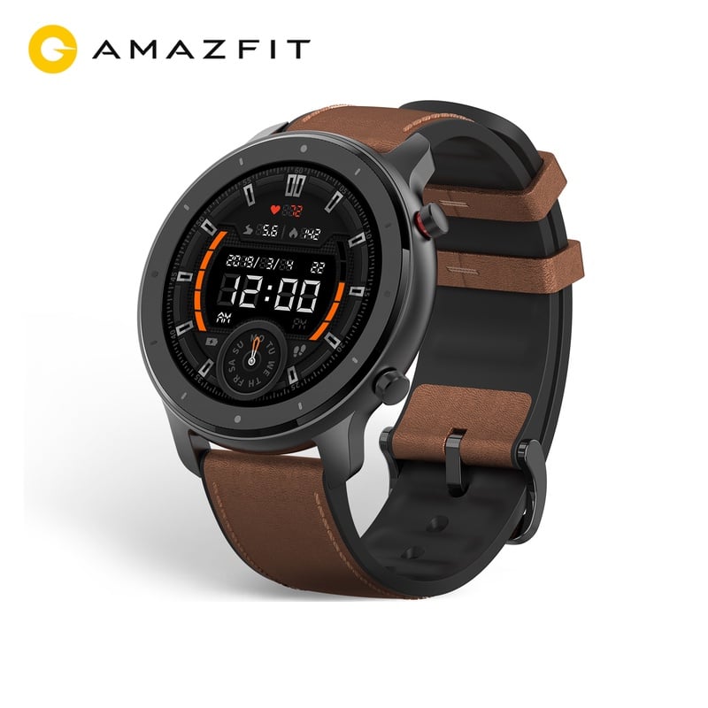 [PLAZA] global version Amazfit GTR 47 smart watch 24 day battery 5ATM waterproof and sports tracking|Smart Watches| - AliExpress