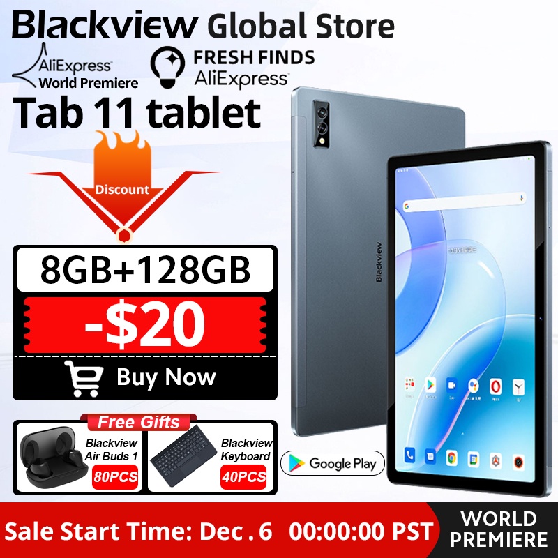 【World Premiere】Blackview Tab 11 tablet Pad 8GB RAM 128GB ROM 10.36