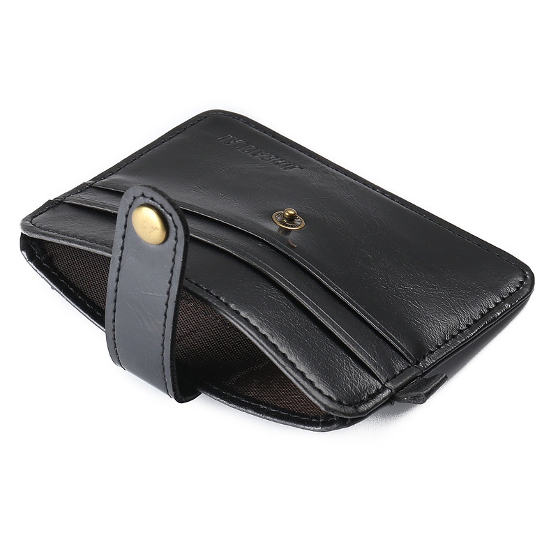 Wallet Men Luxury Brand Credit Card Wallets Leather Black Slim Mini Wallet ID Case Purse Bag Pouch Visiting Card Holder Hot Sale-in Card & ID Holders from Luggage & Bags on Aliexpress.com | Alibaba Group