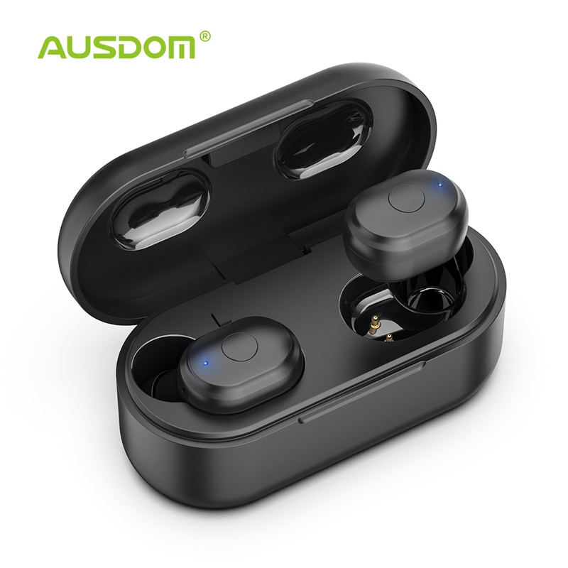 AUSDOM TW01 TWS Wireless Bluetooth Earphone 20H Play Time Wireless Headphone CVC8.0 Noise Cancelling Sport Earbuds With Dual Mic-in Phone Earphones & Headphones from Consumer Electronics on Aliexpress.com | Alibaba Group