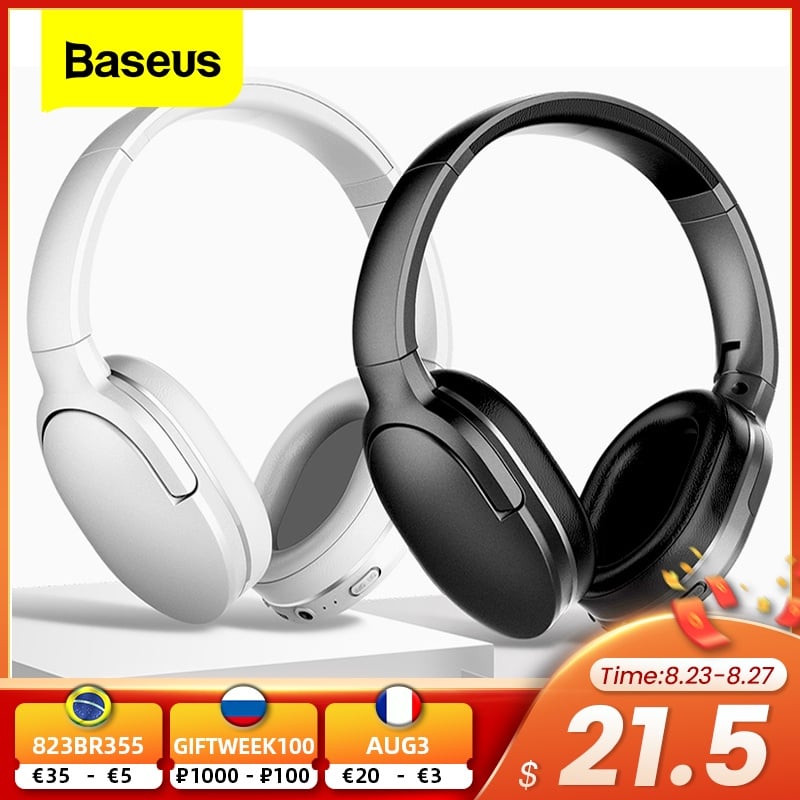 Baseus D02 Pro Wireless Headphones Sport Bluetooth 5.0 Earphone Handsfree Headset Ear Buds Head Phone Earbuds For iPhone Xiaomi|Bluetooth Earphones & Headphones| - AliExpress