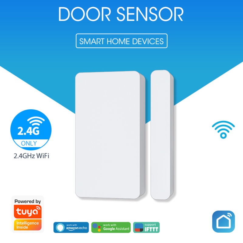 20PCS Tuya WIFI Door Sensor Door Open/Closeed Detector Alarm Home Security Warning System Work With Alexa Google Home Smart Life|Sensor & Detector| - AliExpress