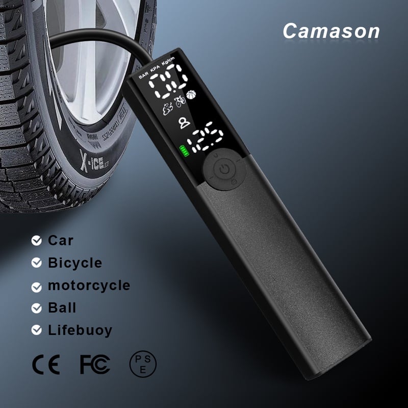 Camason Smart air pump Car automatic compressor tire inflator Portable for car tire Motorcycle Bicycle basketball Inflatable|Inflatable Pump| - AliExpress