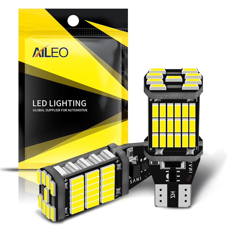 AILEO 2PCS T15 W16W 921 912 T16 902 LED Bulbs High Power 45pcs 4014SMD Super Bright 1200LM Replace For Car Reversing Light White|Signal Lamp| - AliExpress