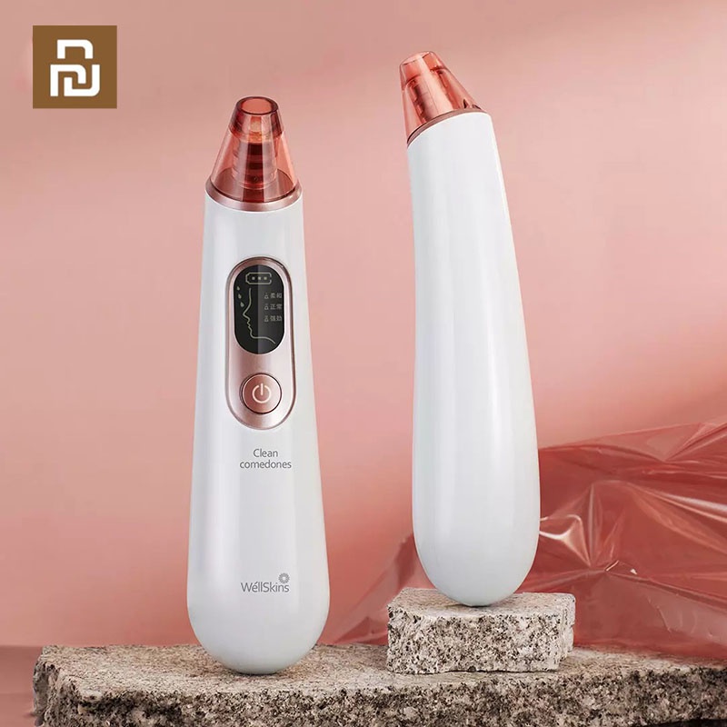 YouPin WellSkins Electric Blackhead Remover Vacuum Suction Dermabrasion Acne Pore Peeling Face Clean Facial Skin Care Beauty Too|Home Use Beauty Devices| - AliExpress