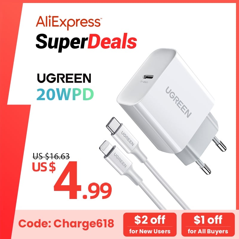 UGREEN Quick Charge 4.0 3.0 QC PD Charger 20W QC4.0 QC3.0 USB Type C Fast Charger for iPhone 12 X Xs 8 Xiaomi Phone PD Charger|Mobile Phone Chargers| - AliExpress