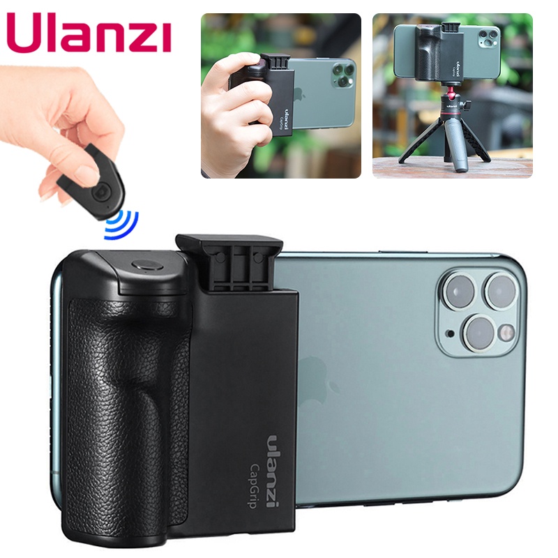 Ulanzi CapGrip אלחוטי Bluetooth Selfie Booster 2 ב 1 וידאו תמונה טלפון מתאם מחזיק ידית אחיזה Stand חצובה הר|מוטות סלפי| - AliExpress