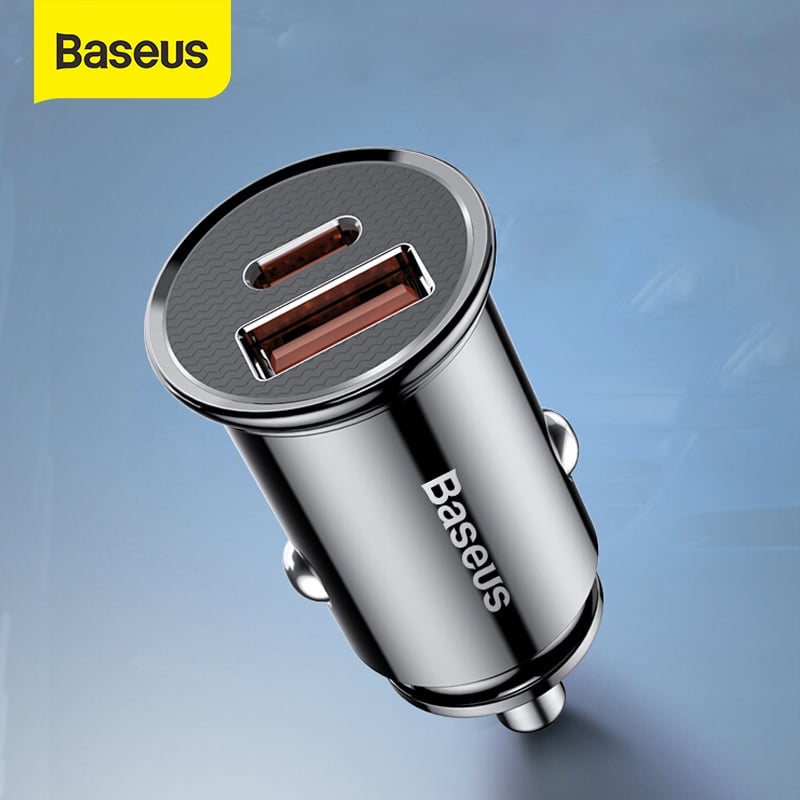 Baseus 30W Car Fast Charger Quick Charge 4.0 3.0 USB Type C Fast Charging Car Phone Charger For Huawei Xiaomi iPhone 12|Cigarette Lighter| - AliExpress