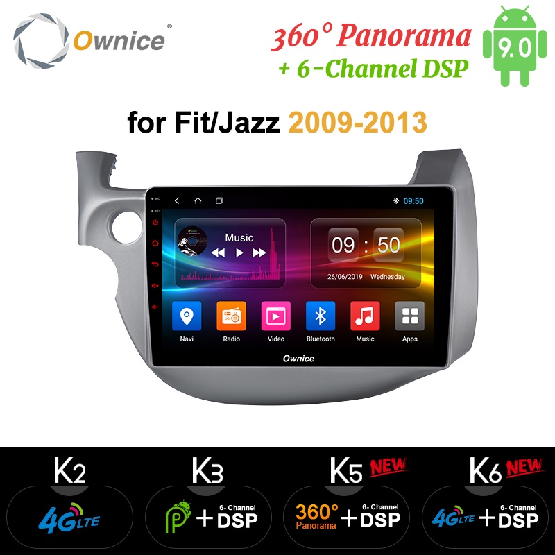 Ownice k3 k5 k6 2din Android 9.0 Head unit Car Player dvd GPS Navi For Honda FIT JAZZ 2008 2013 360 Panorama DSP 4G Car Radio|Car Multimedia Player| - AliExpress